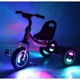 Детский трехколесный велосипед с подсветкой колёс и музыкой Turbo Trike M 3650-4 Blue - изображение 2