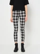 Брюки женские H&M Divided 0897730 36 Черные с белым (7000000000733) - изображение 1