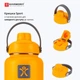 Термос Harmony Comfort Sunflower 1 л. с двумя крышками - изображение 7