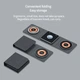 Беспроводное зарядное док-станция‌ Qi 3in1 Foldable Magnetic Wireless Charger XYJ X8 Phone Apple Watch AirPods - изображение 6
