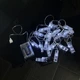 Гирлянда Прищепка светодиодная для фото, 20 LED, 3 м, батарейки 3шт + USB, цвет холодный белый - изображение 2
