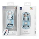 Беспроводная мышь WiWU WM105 Crystal Wireless с аккумулятором и Bluetooth (Type-C, USB 2.4 ГГц, компьютерная, бесшумная, прозрачная, для макбука) - Голубая - изображение 6