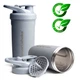 Шейкер спортивный Smart Shake 900 мл (fit0011341) Серый - изображение 1