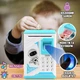 Детская электронная копилка сейф Smart Kids Robot с кодовым замком и сканером отпечатка пальца для бумажных денег и монет Голубой - изображение 1
