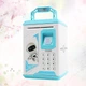 Детская электронная копилка сейф Smart Kids Robot с кодовым замком и сканером отпечатка пальца для бумажных денег и монет Голубой - изображение 6