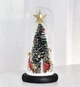Різдвяна ялинка, що світиться, в колбі christmas decor з зіркою і LED підсвічуванням 23.5 см на батарейках - зображення 9
