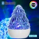 Проектор світлових ефектів Кристал Magic Light RD2 RGB Bluetooth, Кришталева Ялина на підставці 12х17см, нічник/дискокуля 220В - зображення 1