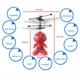 Индукционная летающая игрушка Человек паук Flying Ball Spider Man с сенсорным управлением от руки и подсветкой, USB - изображение 6
