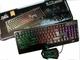 Провідна ігрова клавіатура та миша KEYBOARD Zeus з RGB підсвічуванням Чорний - зображення 2