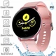 Смарт-годинник круглий Smartlife Smart Watch 9X розумний годинник з фітнес функціями, тонометром, пульсометром Pink - зображення 1