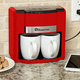 Электрическая кофеварка DOMOTEC 0705MS-500W Капельная с двумя чашками по 150мл Красная - изображение 3