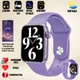Умные смарт часы Smart Watch M16-Mini Aluminium, 3.8см, голосовой вызов, фитнес функции, алюминиевый корпус Purple - изображение 1