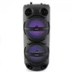 Портативна Bluetooth колонка з LED підсвічуванням KIMISO QS-653 TWS потужна, із сабвуфером, мікрофоном, пультом + стійка до 120 см - зображення 4