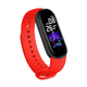 Фитнес браслет Smart Fit M5-Band спортивные часы с пульсометром, тонометром, шагомером, магнитной зарядкой и защитой от влаги IP67 - Red - изображение 4
