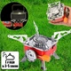 Похідна портативна газова плита з п'єзопідпалом Calmrex Portable Stove міні пальник туристичний, газова плитка для кемпінгу - зображення 1
