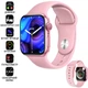 Умные смарт часы Smart Watch AK99-SW, 4.4 см -Голосовой вызов, фитнес функции, алюминиевый корпус, магнитная зарядка Pink - зображення 1