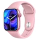 Умные смарт часы Smart Watch AK99-SW, 4.4 см -Голосовой вызов, фитнес функции, алюминиевый корпус, магнитная зарядка Pink - зображення 2