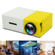 Мини проектор LED Projector UNIC YG-300SM портативный мультимедийный домашний кинотеатр, аккумуляторный White/Yellow+Штатив 3120А - изображение 5