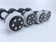 Гантели с изменяемым весом и функцией массажа Swan Fit Massage Dumbbells разборные женские для фитнеса Черный с серым - изображение 4