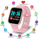 Смарт годинник Smart watch SWY68S розумний браслет з функціями фітнес трекера, вологозахистом, пульсометром та крокоміром Рожевий - зображення 2