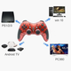 Бездротовий геймпад 6в1 Generic Wireless 320 джойстик з вібрацією для PC/PS3/360/ Android TV/TV Box/ Win10 Червоний - зображення 3
