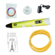 3D ручка c LCD дисплеем 3DPen Hot Draw 3 Yellow+Досточка+Ножницы+Комплект эко пластика для рисования 209 метров - изображение 14