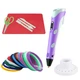 3D ручка c LCD дисплеем AToys 3DPen Violet+набор для творчества + Эко пластик 249 метров - изображение 6
