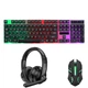 Комплект игровой клавиатура русская и мышь проводные Game Suit 288KT с RGB подсветкой для геймеров+Наушники - изображение 15