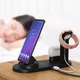 Беспроводное зарядное устройство Smart Pro SP360 поворотная подставка док станция Qi/Lightning/micro USB/Type-C - изображение 2