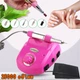 Фрезер-машинка для маникюра и педикюра с педалью Beauty nail 9-1 DM-208 коррекции искусственных ногтей 6 насадок 25 т об/мин Розовая - изображение 1