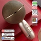 Беспроводной караоке микрофон Bluetooth Xo Hi-Fi Yaso 08YS MP3-плеер, звуковые эффекты, запись вокала Золотистый - изображение 1