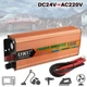 Інвертор електрики автомобільний UKC для перетворення напруги AC/DC 24V 1500W з клемами та активним охолодженням - зображення 1