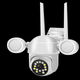 Уличная IP Wi-Fi камера видеонаблюдения Visio 580-360° поворотная с удаленным доступом, ночная съемка, влагозащита Белый - изображение 10