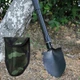 Лопата складная туристическая Shovel Мультифункциональная из нержавеющей стали для кемпинга, пикника в чехле - изображение 6
