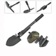 Лопата складная туристическая Shovel Мультифункциональная из нержавеющей стали для кемпинга, пикника в чехле - изображение 7