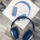 Полноразмерные беспроводные Bluetooth наушники-гарнитура с аккумулятором Macaron MP90 с MP3 плеером/AUX/microSD Голубые - изображение 5