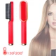 Электрическая расческа-выпрямитель для волос и бороды Hair Style UKC утюжок с турмалиновым покрытием 6 температурных режимов Красный - изображение 1