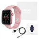 Смарт годинник Smart Watch ip 12-1 -Алюмінієвий корпус, голосовий виклик, режим спорту Pink - зображення 6