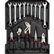 Універсальний великий набір інструментів для будинку і ремонту авто Tool Box Set 408 предметів з трещеткой у валізу на коліщатках - зображення 6