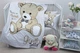 Детский комплект в кроватку Tag Tekstil 100% хлопок Teddy grey - изображение 1