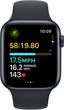 Смарт-годинник Apple Watch SE (2023) GPS 44mm Midnight Aluminium Case with Midnight Sport Band - M/L (MRE93) - зображення 6