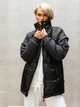 Жилет женский теплый пуховый удлиненный на молнии с поясом Seventeen S-M Черный 2088-1.5469 - изображение 1