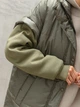 Жилет жіночий теплий пуховий подовжений на блискавці з поясом Seventeen 2XL-3XL Оливковий 2088-1.5473 - зображення 7