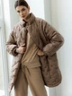 Пуховик зимовий жіночий Seventeen 2084.5462 L-XL Бежевий (Sev2000000183565) - зображення 4
