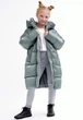 Пальто-пуховик зимний X-Woyz DT-8365-7 (р.38) 140-146см Мятный - изображение 1