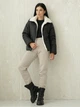 Пуховик зимний короткий женский Seventeen 2086.5430 2XL-3XL Черный (Sev2000000184333) - изображение 5