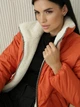Пуховик зимний короткий женский Seventeen 2086.5425 2XL-3XL Терракотовый (Sev2000000184364) - изображение 8