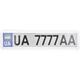 Рамка Сarlife под номер, белая глянцевая NH440 - изображение 2