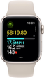 Smartwatch Apple Watch SE (2023) GPS + Cellular 40mm Starlight Aluminium Case with Starlight Sport Band - S/M (MRFX3) - obraz 5