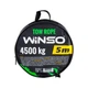 Буксирувальний трос Winso 4,5т 5м автомобільний для евакуації з гаками для надійного кріплення (LD-4853) - зображення 2